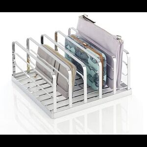 MDesign metal divided purse/clutch organizer